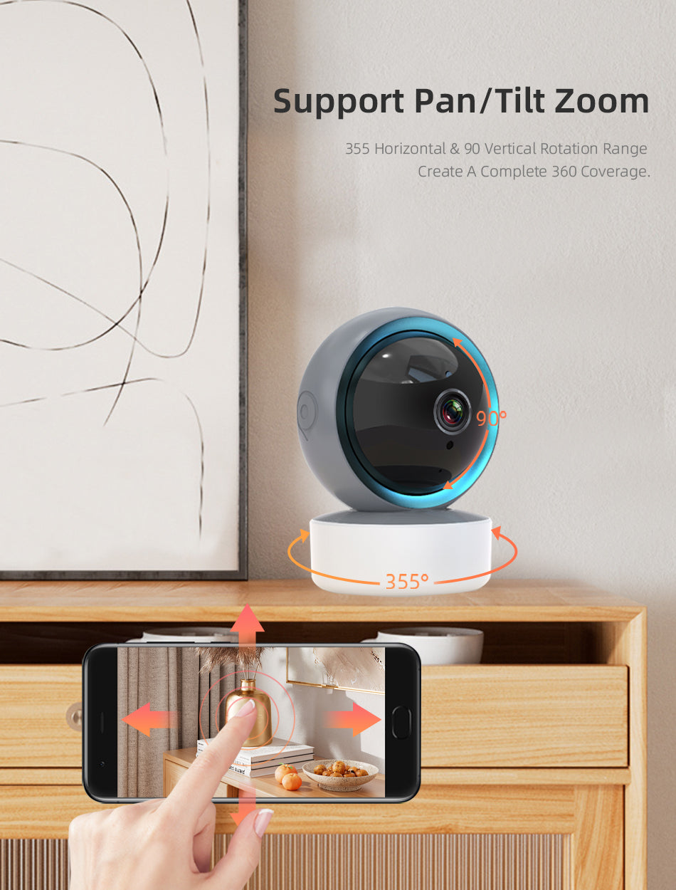 WIFI Smart unutrašnja kamera 5mp, 1080 HD