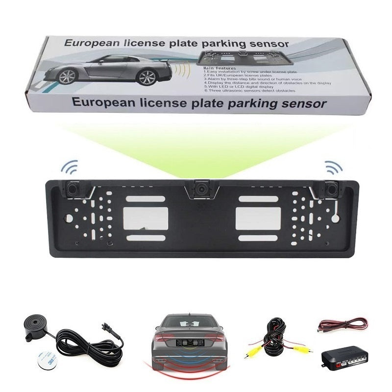 Ram za tablice sa HD kamerom i parking senzorom