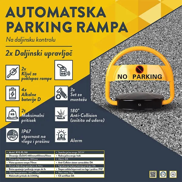Automatska Parking Rampa sa daljinskim upravljanjem