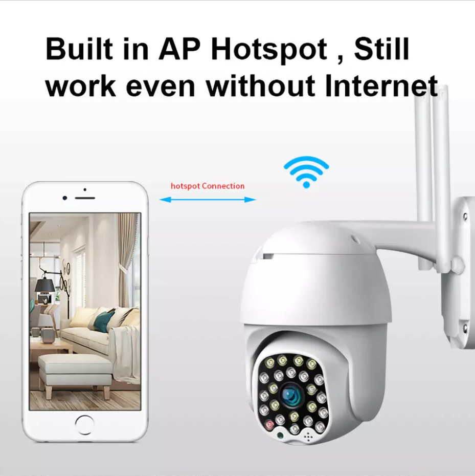 WiFi kamera za video nadzor PTZ 1080P HD