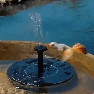 Baštenska fontana sa solarnim napajanjem