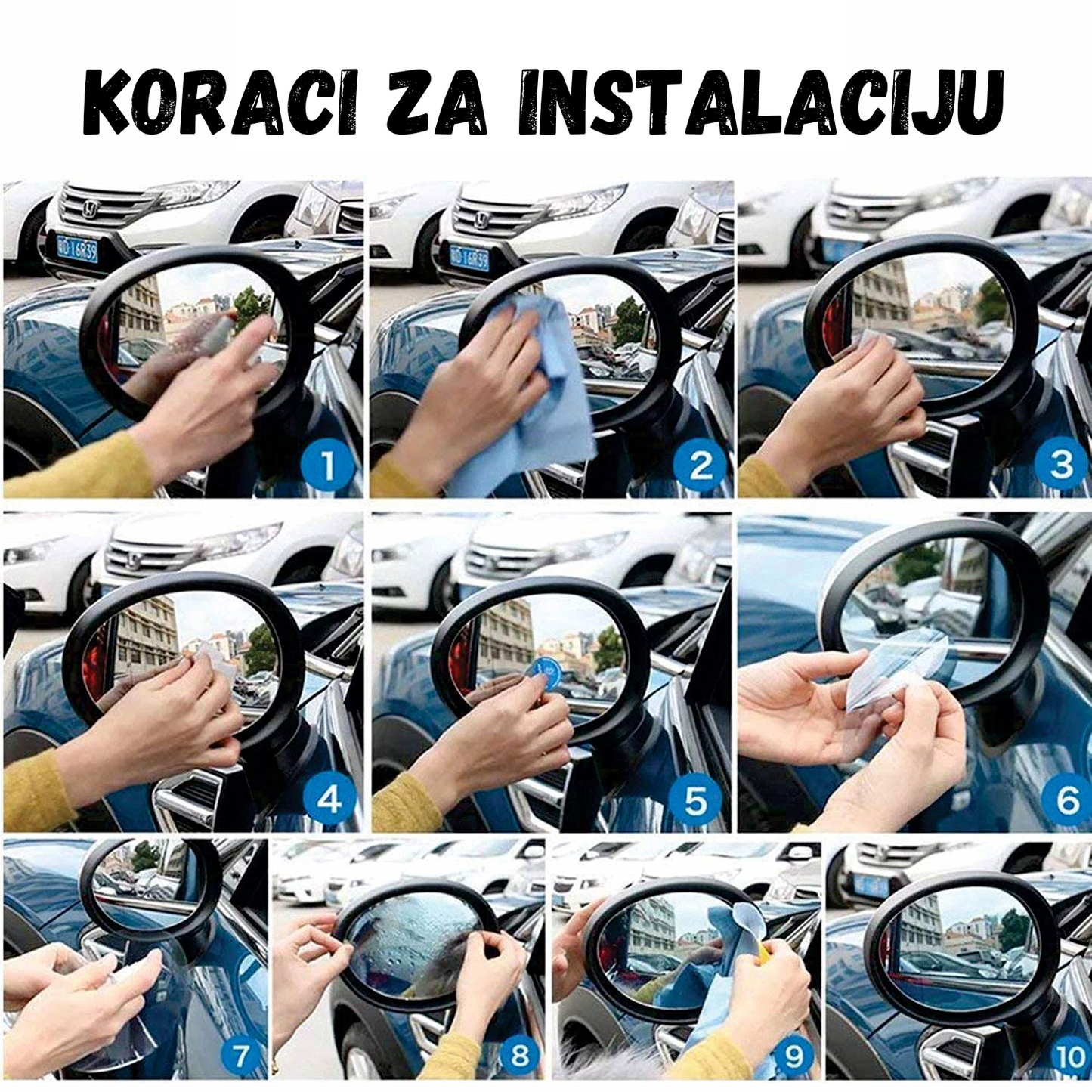 ANTI-RAIN nalepnice za retrovizore