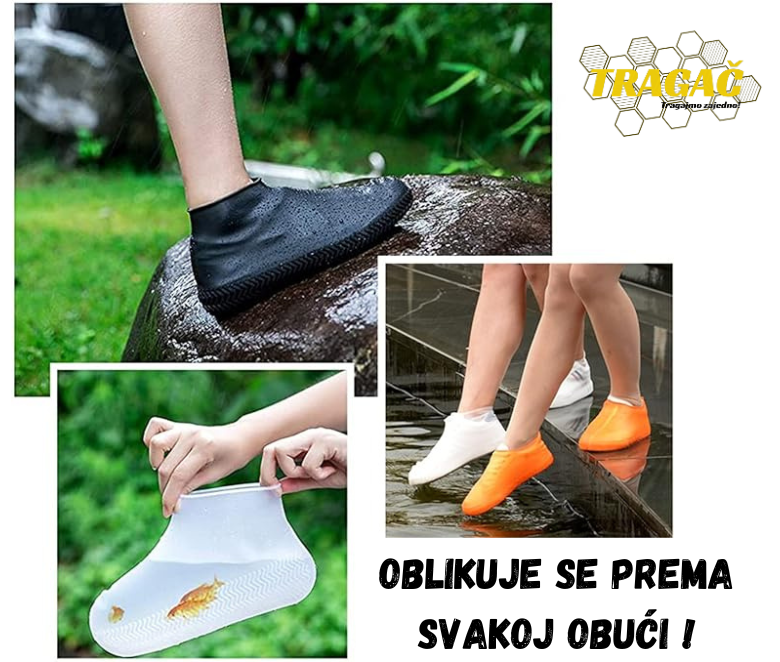Vodootporne silikonske navlake za obuću