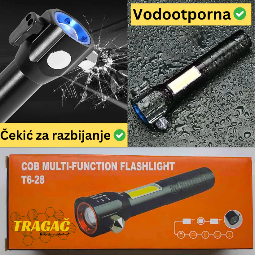 Multifunkcionalna čekic lampa 3 u 1