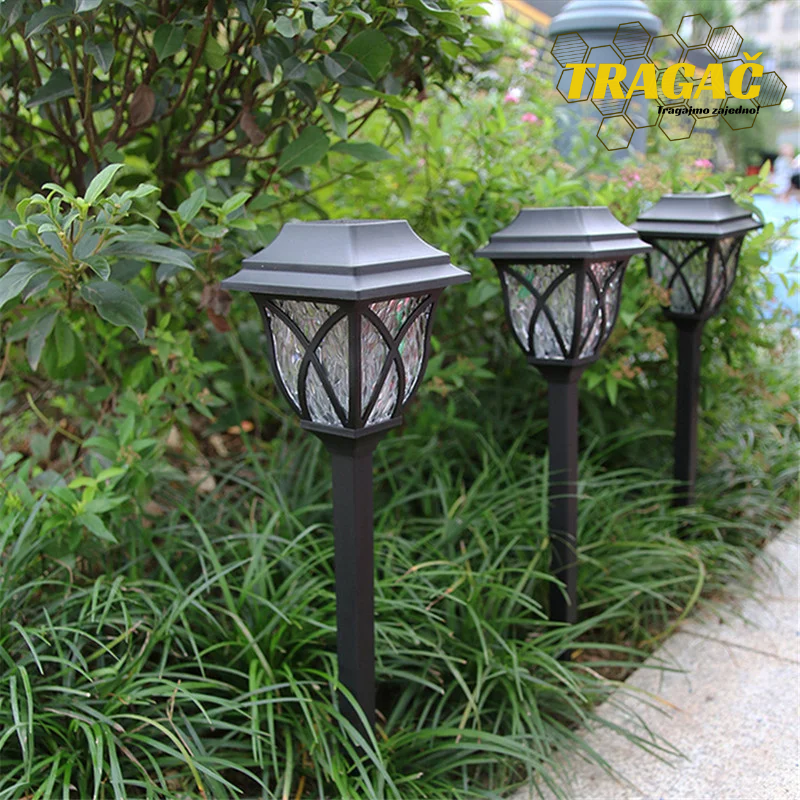 Set od 6 solarnh baštenskih LED lampi fenjera