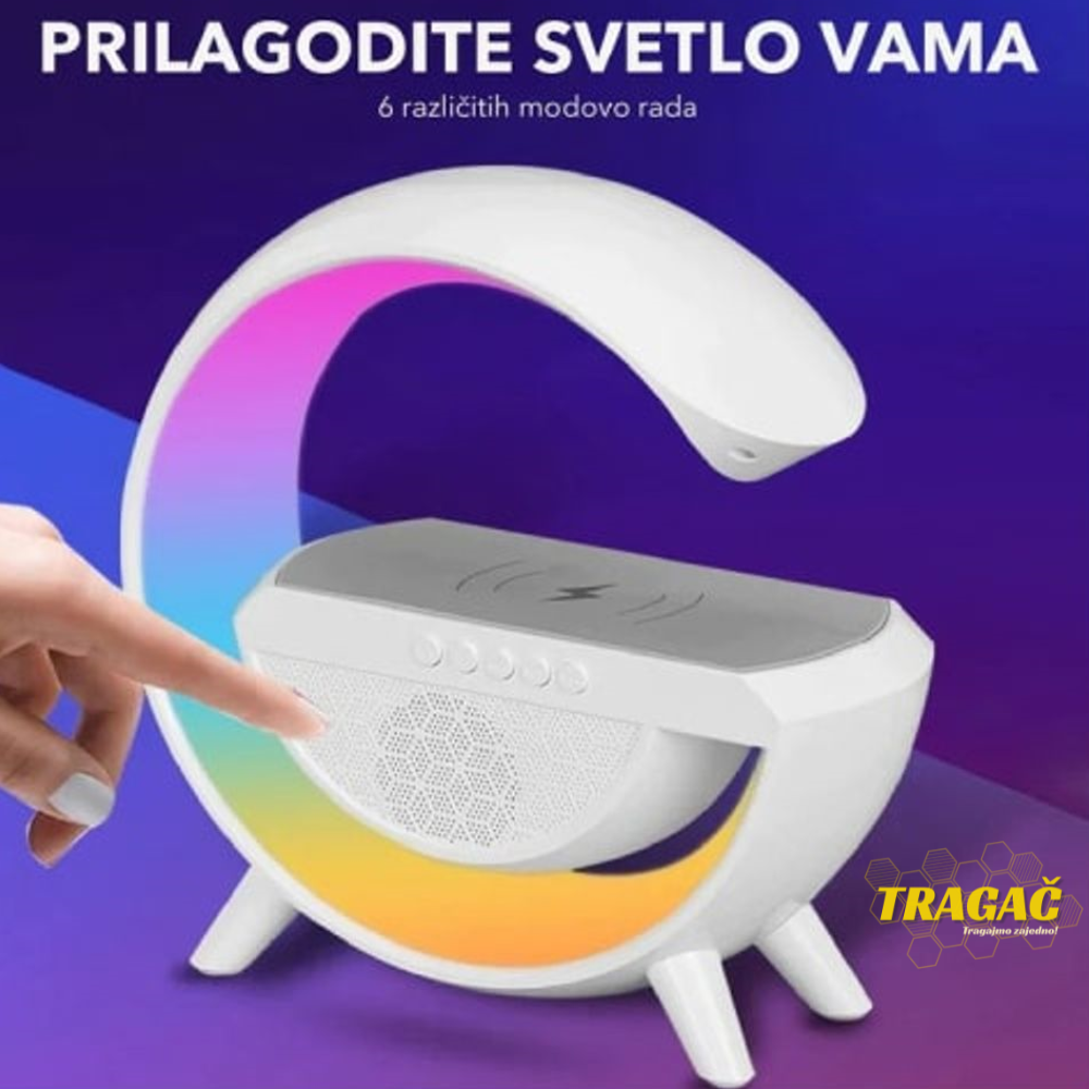 3 u 1 Lampa, Bluetooth zvučnik i bežični punjač