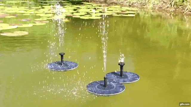 Baštenska fontana sa solarnim napajanjem
