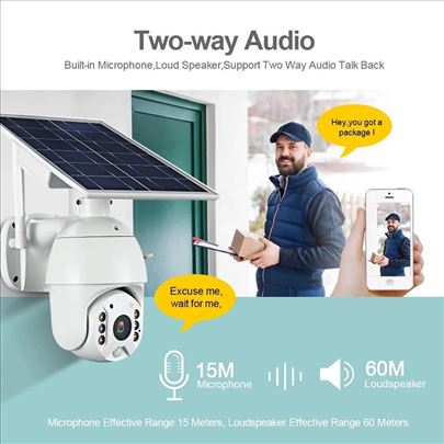 SOLARNA WiFi kamera PTZ 4G 3MP