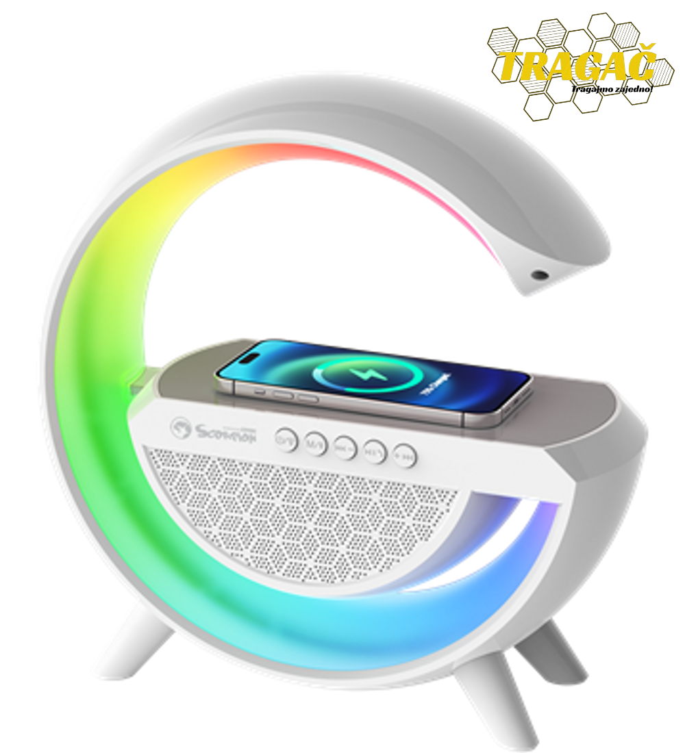 3 u 1 Lampa, Bluetooth zvučnik i bežični punjač