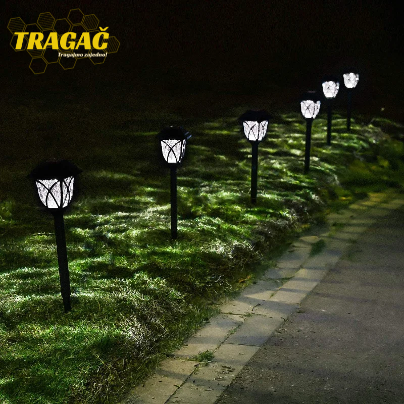 Set od 6 solarnh baštenskih LED lampi fenjera