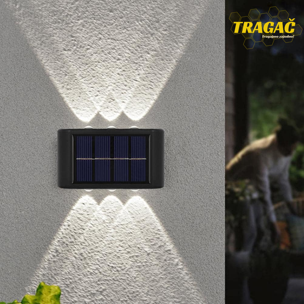 Solarne LAMPE zidne - 2 lampe u pakovanju