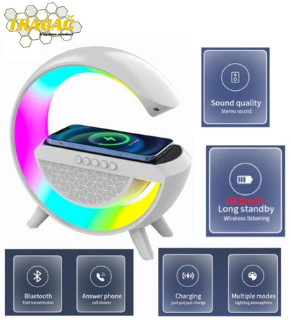 3 u 1 Lampa, Bluetooth zvučnik i bežični punjač