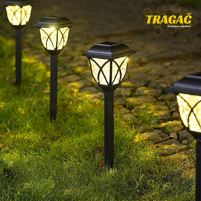 Set od 6 solarnh baštenskih LED lampi fenjera